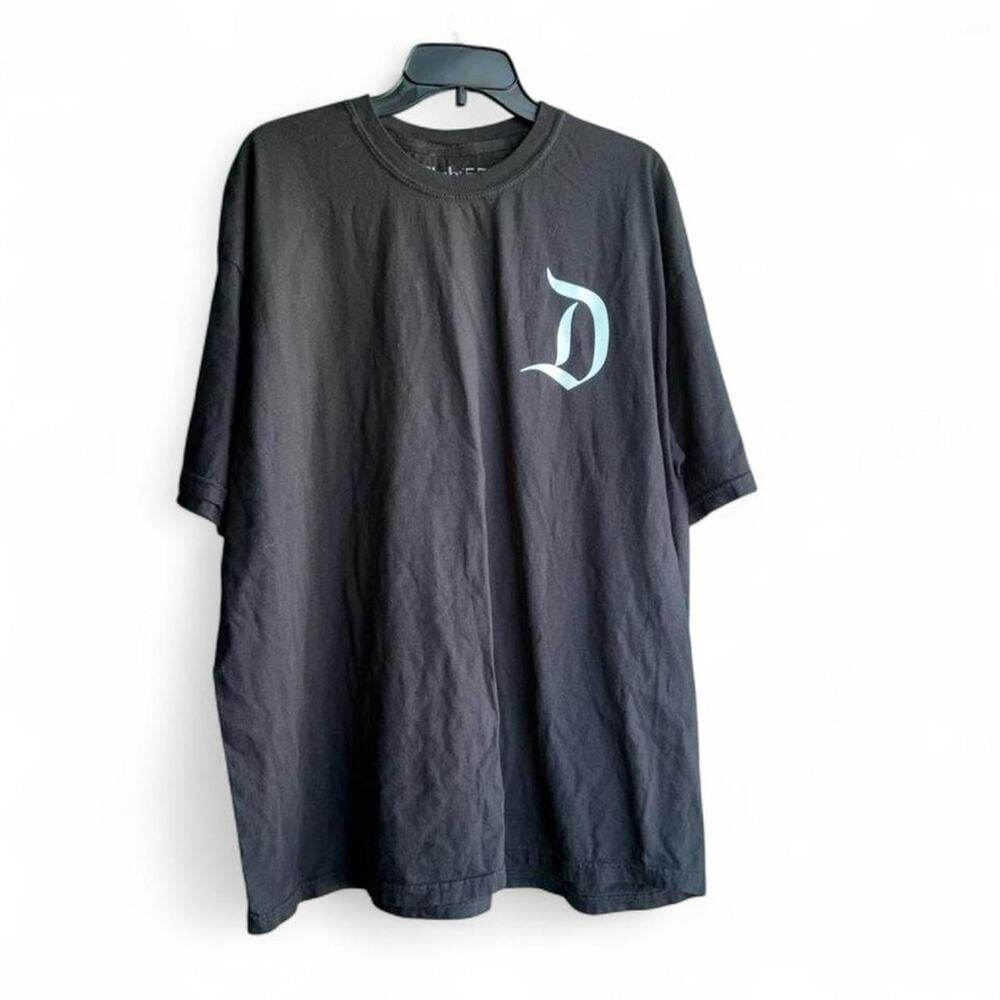 Disney club 55 black cotton tee Size XXL